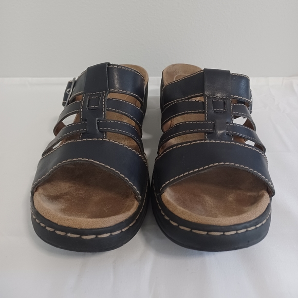 Clarks collection  leather sandals size 10w - Picture 2 of 11